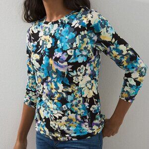 NWT Chico's Touch of Cool Floral Top size 3 US XL 16